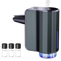 SEALIGHT Smart Car Air Freshener with Adjustable Scent Levels, Portable Waterless Car Diffuser, USB Rechargeable, 3*10ML Natu...