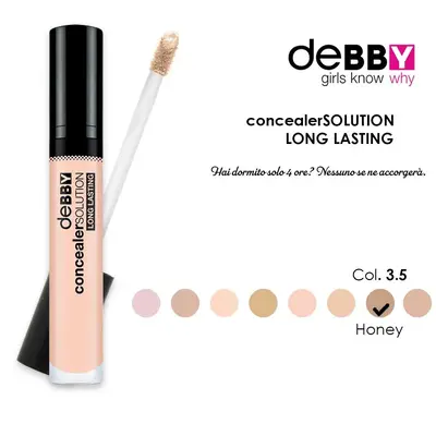 Debby Solution Fluid Concealer 3.5 - Honey