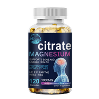 Magnesium Citrate - Relaxation- Sleep - Nervous & Joint Support, Gluten Free, Vegan, 1000 mg per Serving, High Potency Health...
