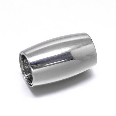 Tarnish Resistant Column 304 Stainless Steel Magnetic Clasps with Glue-in Ends