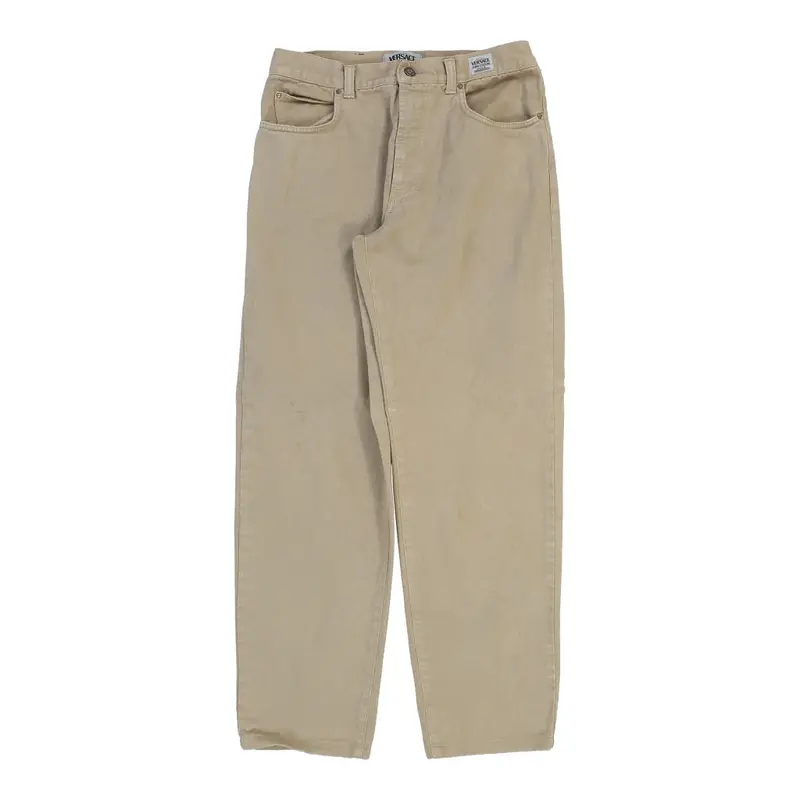 Versace Jeans Couture Jeans - 32W 24L Beige Cotton