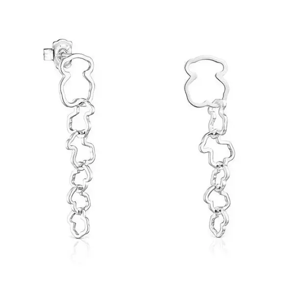 Tous Orecchini Pendenti Carrusel In Argento Iconico 1003667500