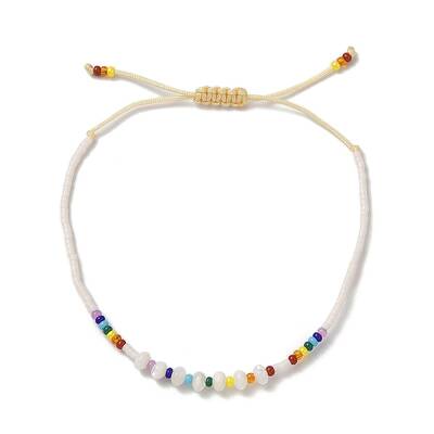 Miyuki Seed Beads & Shell  Braided Bead Bracelets