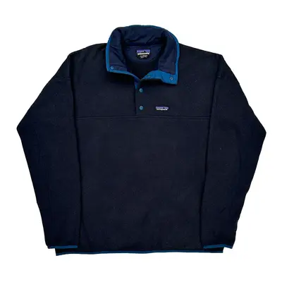 Patagonia Fleece - 2XL Navy Polyester | Size: xx-large