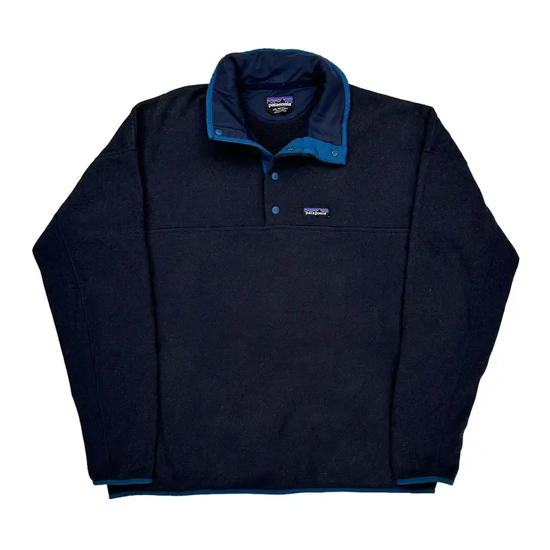 Patagonia Fleece - 2XL Navy Polyester | Size: xx-large