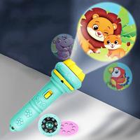 Star Projector Toy with 10 Slides, 1 Count Flashlight Projection Story Teller Toy, Early Education Projection Light for Kids,...