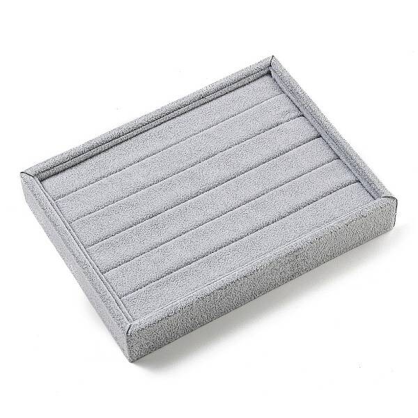 5-Slot Velvet Ring Display Storage Boxes