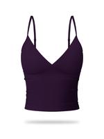 Women's Solid Color Sports Cami Top, Breathable Comfortable Sports Top, Ladies Sportswear for Indoor Outdoor Wear, Breathable...