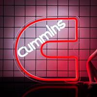Truck Cummins Neon Sign Dimmable Led Light Sign Garage Cars Parts and Repair Service Wall Art Decor Shop Store Beer Bar Pub S...