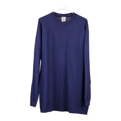 Home Grown T-Shirt - XL Blue Cotton