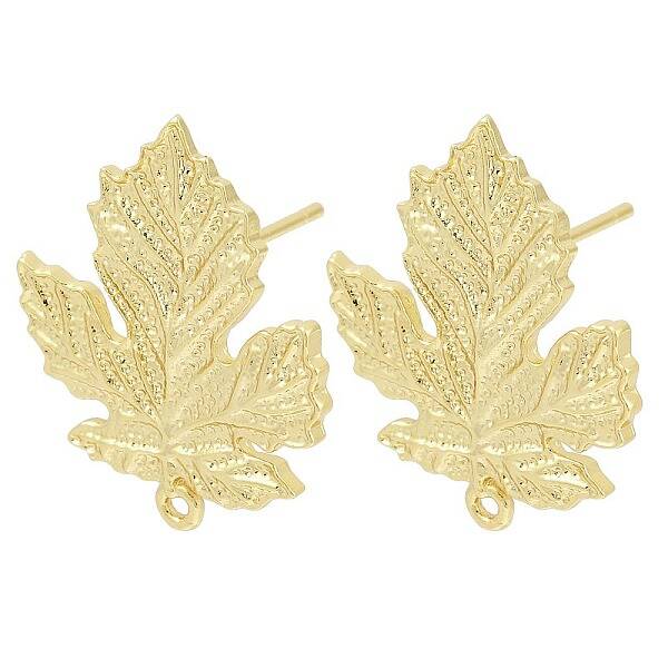 Brass Stud Earring Findings