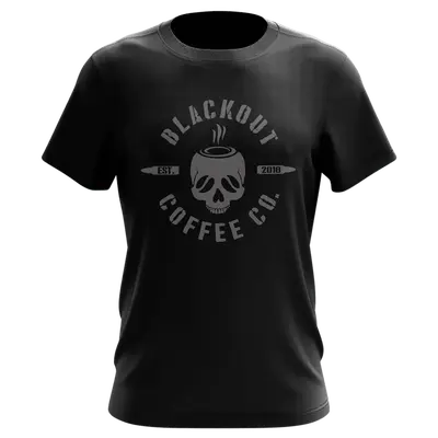 BOCC Logo & DTOM Flag Black T-Shirt, LARGE