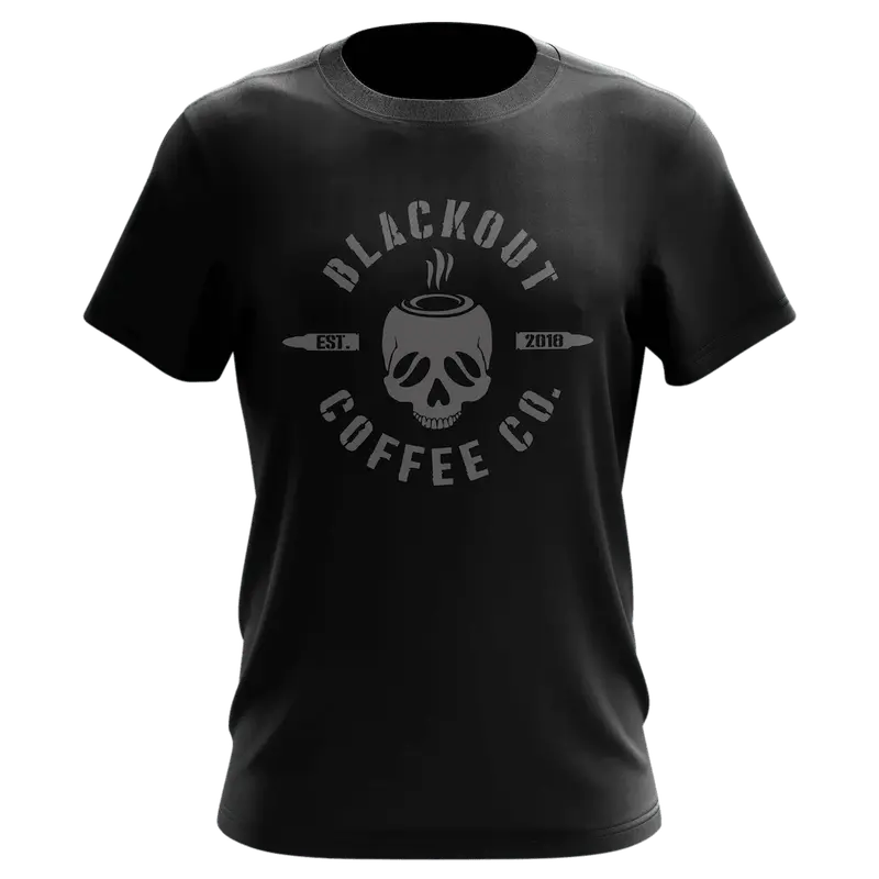 BOCC Logo & DTOM Flag Black T-Shirt, LARGE