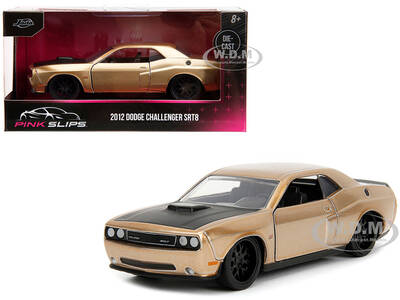 2012 Dodge Challenger SRT8 Gold Metallic with Black Hood \