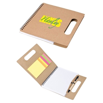 50 Custom Santo Handled Note Set - Sticky Notes & Flags