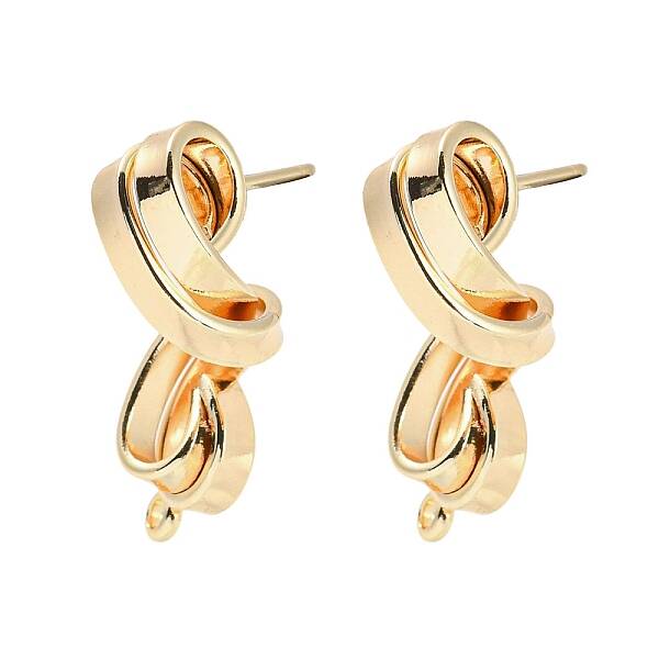 Brass Stud Earrings Findings