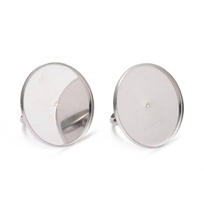 Non-Tarnish 304 Stainless Steel Pad Ring Settings