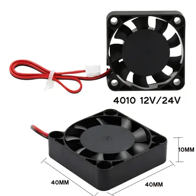 Cooling fan 2510 3010 4010 5010 6010 for 2Pin Cable 3D Printer Parts