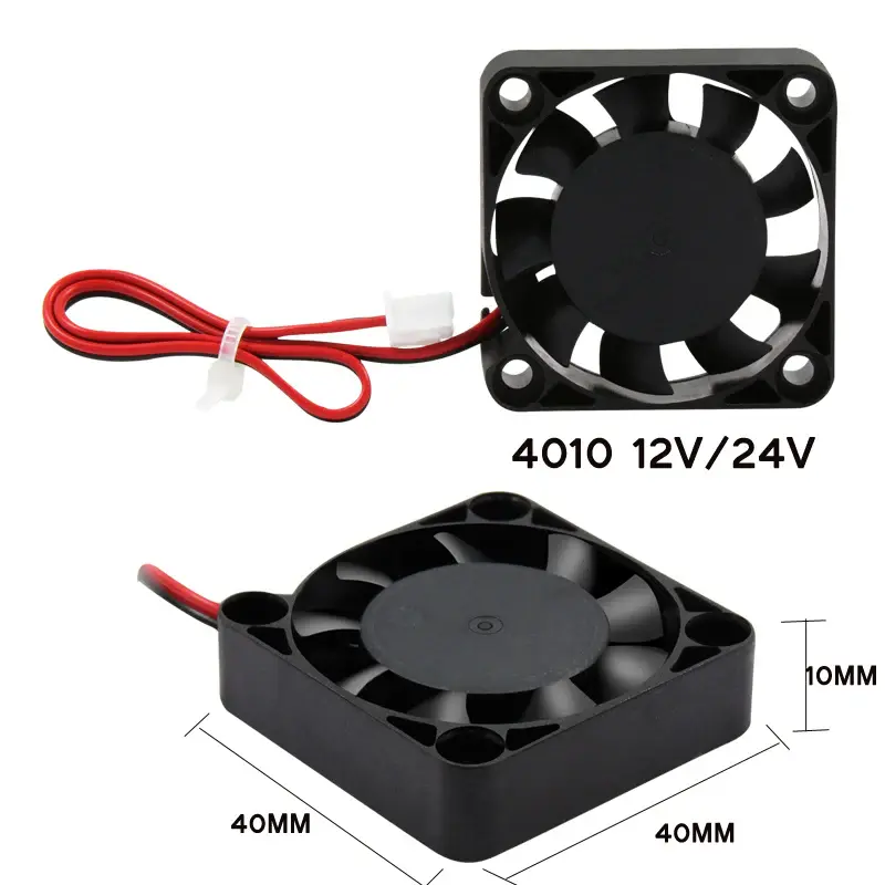 Cooling fan 2510 3010 4010 5010 6010 for 2Pin Cable 3D Printer Parts