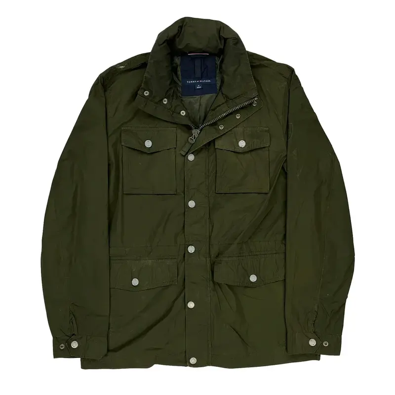 Tommy Hilfiger Jacket - Medium Khaki Polyester