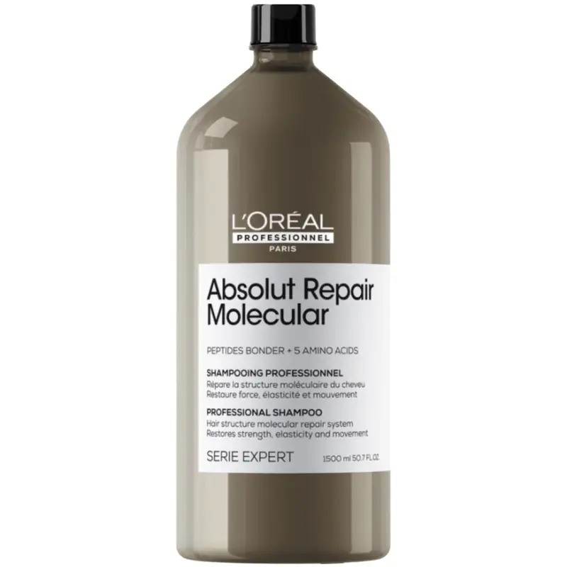 L'Oreal Professionnel, Serie Expert Absolut Repair Molecular, Shampoo for hair, Repairing, 1500 ml