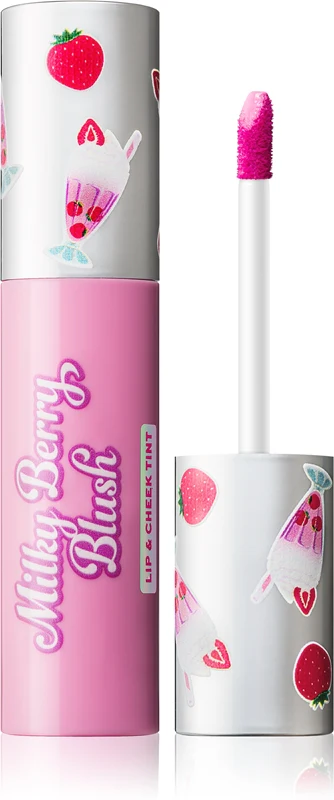 I Heart Revolution Milkshake Milky Berry Blush Multifunctional Makeup For Lips And Face Color Passion Pink 10 Ml