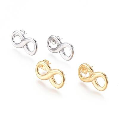 304 Stainless Steel Stud Earrings