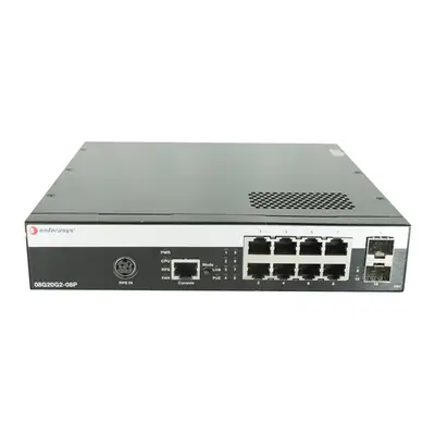 Extreme Networks 08G20G2-08P | 800 Series 8 x Ports PoE 1000Base-T + 2 x Ports SFP Layer 2 Managed 1U Rack-Mountable Gigabit ...