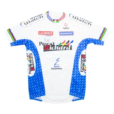 Cycling Mens Jersey White 1/4 Zip XL