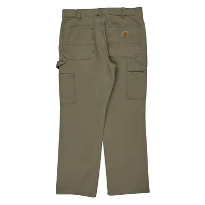 Carhartt Carpenter Trousers - 34? Waist Khaki Cotton Blend