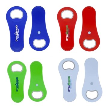 150 Customized Rounded Bottle Opener With Magnet - Fridge ...