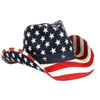 Western American Flag Cowboy Hat beach  cap woolen  hat hats  rock classic