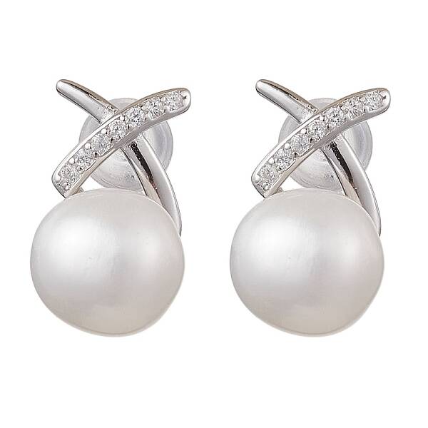 Natural Pearl Ear Studs