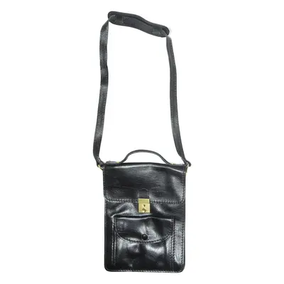 Womens Shoulder Bag Black Leather