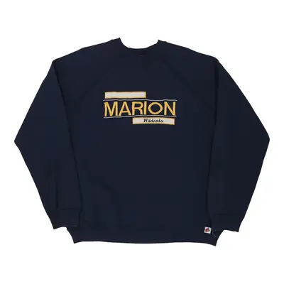Marion Wildcats Midwest Sweatshirt - Medium Navy Cotton Blend