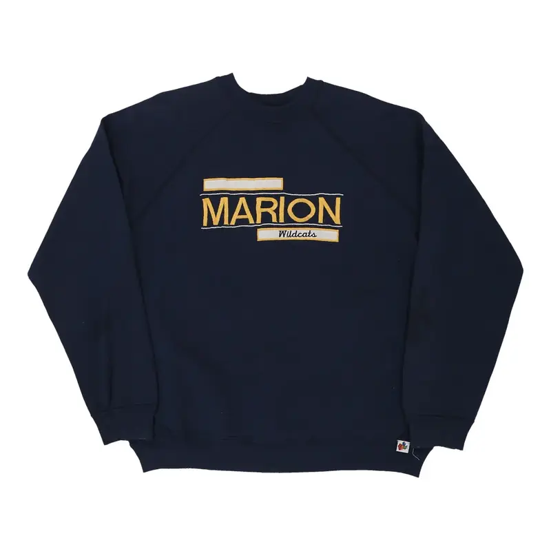 Marion Wildcats Midwest Sweatshirt - Medium Navy Cotton Blend