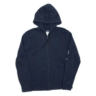 ADIDAS Womens Blue Hoodie Full Zip L