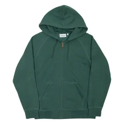 CARHARTT WIP Mens Green Hoodie Full Zip M