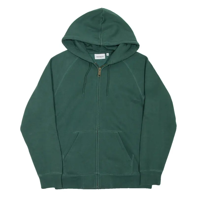 CARHARTT WIP Mens Green Hoodie Full Zip M