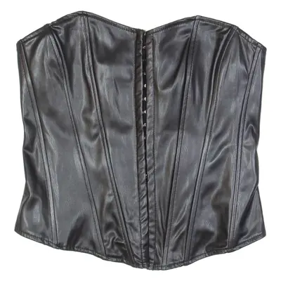 ZARA Womens Corset Black Sleeveless S