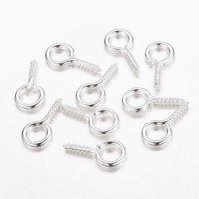 Iron Screw Eye Pin Peg Bails