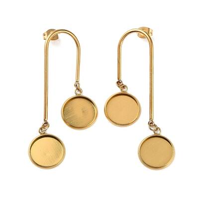 304 Stainless Steel Stud Earring Findings