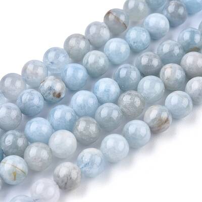 Natural Aquamarine Beads Strands