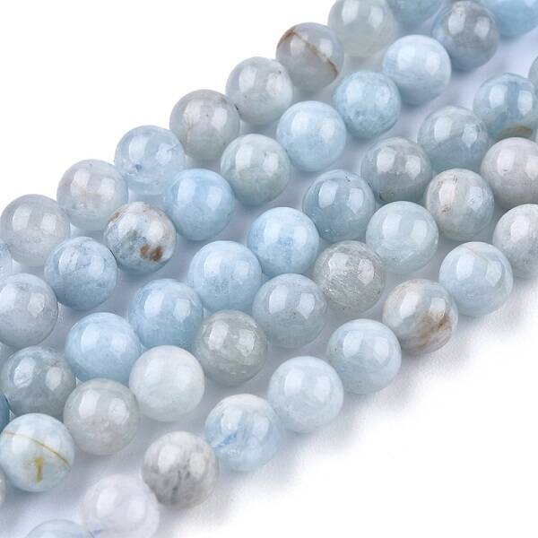 Natural Aquamarine Beads Strands