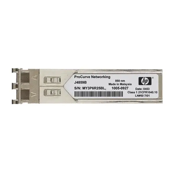 J4859BR HP ProCurve X121 1Gb/s 1000Base-LX Single-Mode Fibre 1310nm 3km Duplex LC Connector SFP (mini-GBIC) Transceiver Modul...