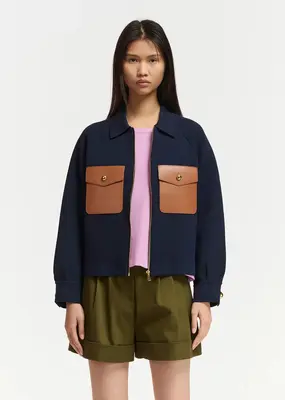 Jacket Feather Navy | Color: NAVY | Size: S