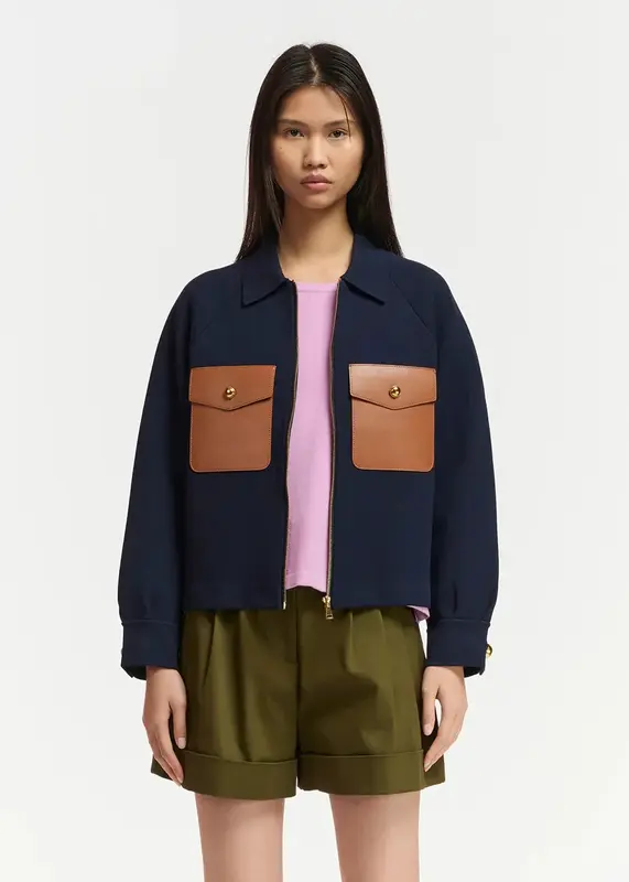 Jacket Feather Navy | Color: NAVY | Size: S