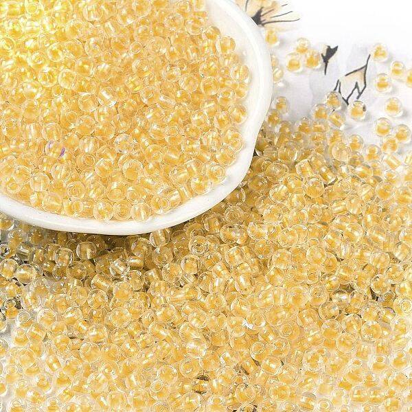 Transparent Inside Colours Glass Seed Beads