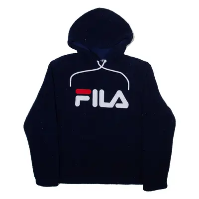 FILA Womens Blue Hoodie L