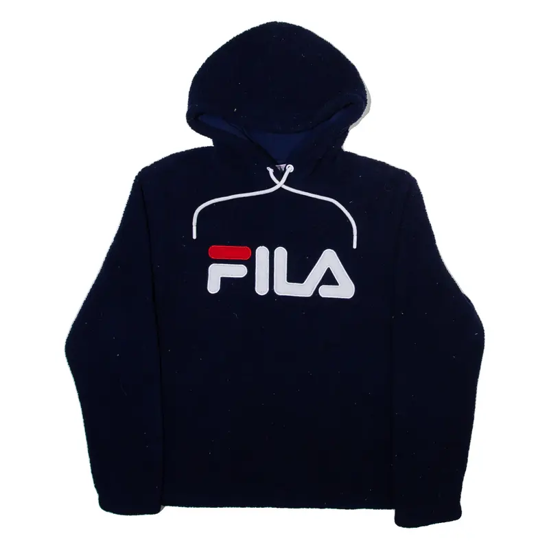 FILA Womens Blue Hoodie L
